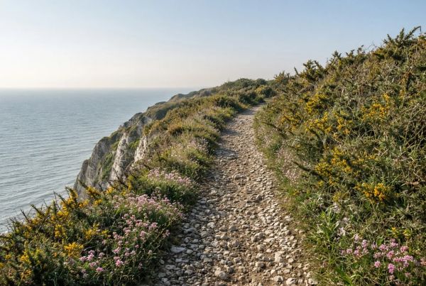 Sur le sentier du littoral près de Dieppe, une nature sauvage et insolite